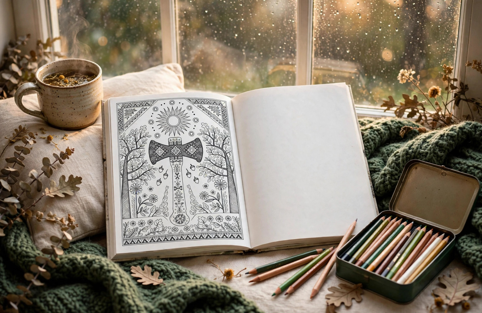 Mindful Coloring Book view 3